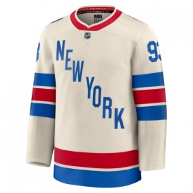 Miesten NHL New York Rangers Pelipaita 2025-26 Fanatics Premium Mika Zibanejad Winter Classic Valkoinen